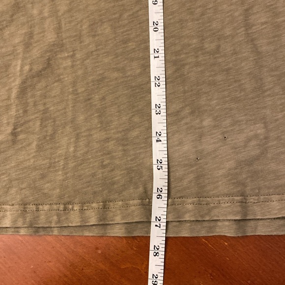 J. Crew Men’s LARGE Cotton Henley T Long Sleeve Green - Picture 7 of 9